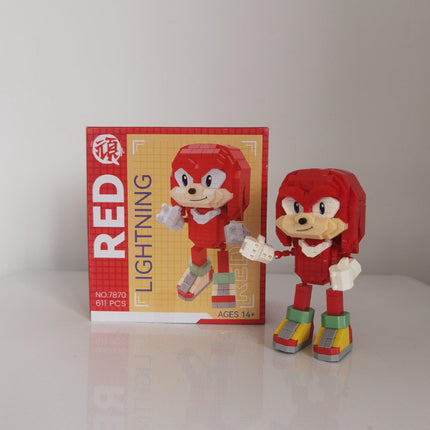 DIY Nano Building Blocks Sonic & Friends – Sonic, Tails, Knuckles, Shadow – Micro Brick Puzzle Figure