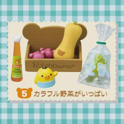 Re-ment Rilakkuma Natural Market Full Set of 8 Figures