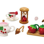 3. Tea set with strawberry design
