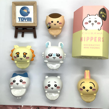 Peeking Chiikawa Phone Hippers :Mini Collectible Toy Figure for Phones, Cars & Laptops