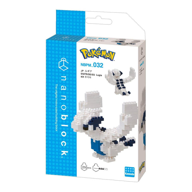 a Pokemon-themed packaging for a Nanoblock set.