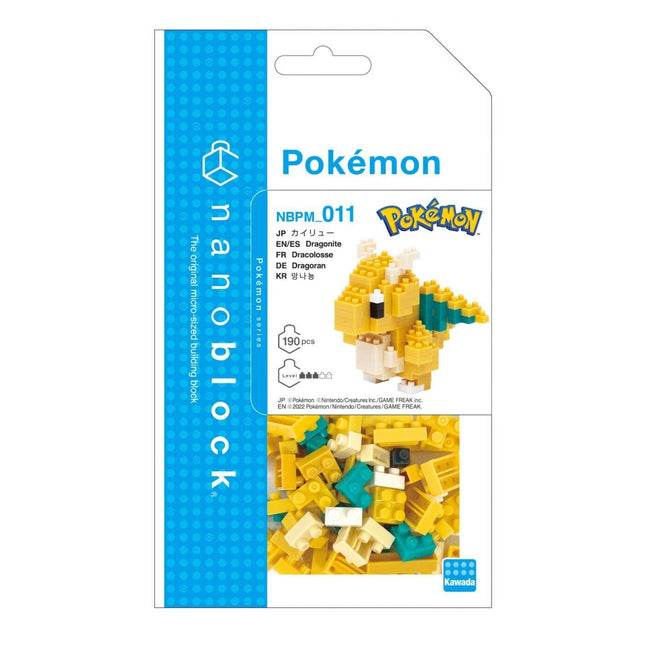 The image is a packaging for a Pokemon-themed microblock set, featuring a Pokemon character and the product name.