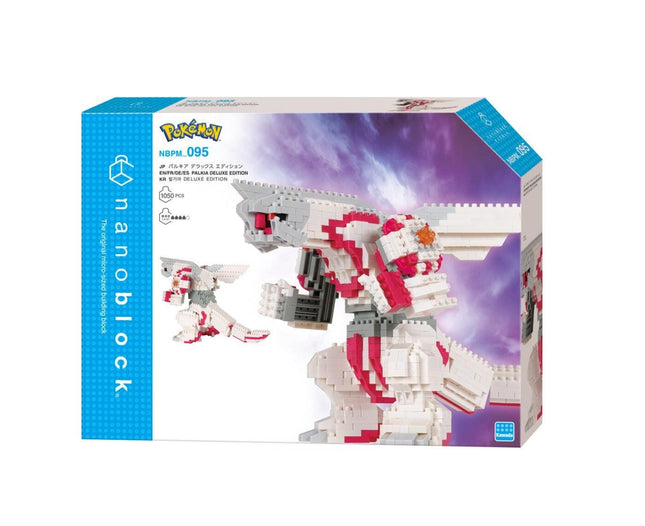 a Pokemon-themed box for a Nano-Lock set, which includes a detailed model of a Pokémon character.