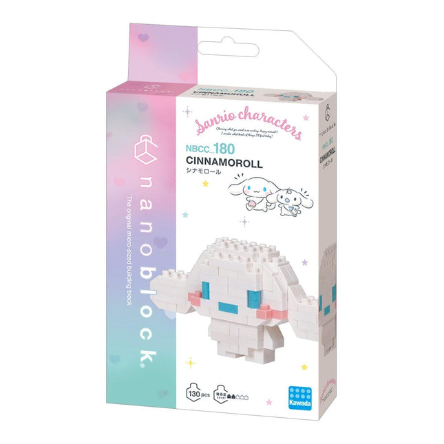 Sanrio Cinnamoroll nano building block kit box with Cinnamoroll figure model