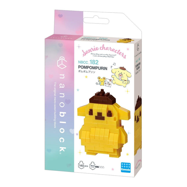 Sanrio Pompompurin DIY nano building blocks kit, retail box