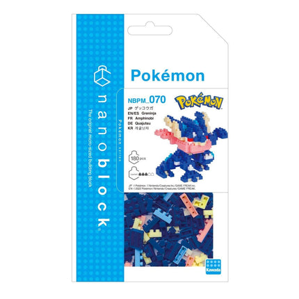 The image is a packaging for a Pokemon-themed microblock set, specifically the Pokémon microblock set.