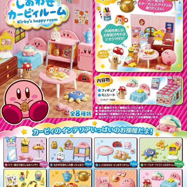 Kirby's Happy Room mini room set box with themed furniture and accessories