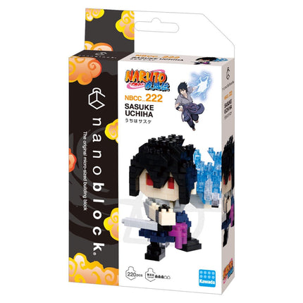 a box containing a NBBcc 2222 snap-action figure of a character from the popular animated series " Naruto". The figure is a small, detailed model of the character, which can be assembled using the provided snap-action pieces. The packaging is designed to showcase the figure and its packaging, highlighting the product's features and appeal to fans of the series.