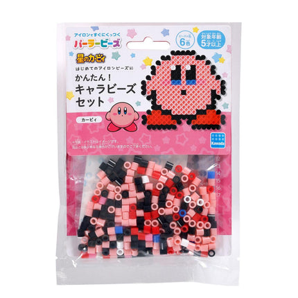 A package of colorful beads in the shape of a character from a popular animated series, with a pink and black color scheme.